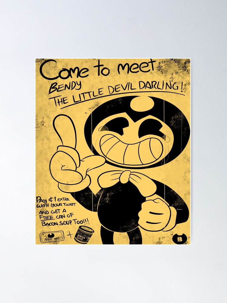 DOWNLOAD 20 Posters Bendy and the Ink Machine With and Without