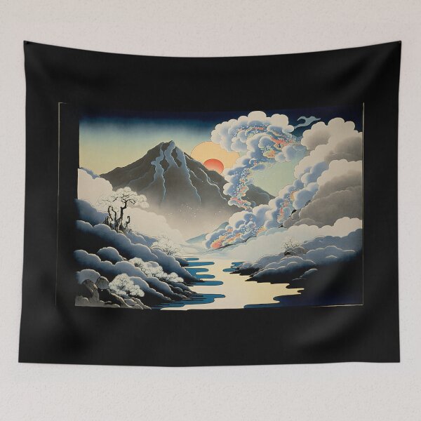Artikelvorschau, Landschaftsmalerei, Ukiyo-e-Kunststil entworfen und verkauft von ParadiseSlice.