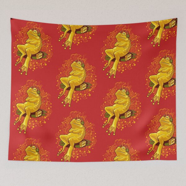 Item preview, FROGGIE IN RELAX MODE designed and sold by Jumali Katani.