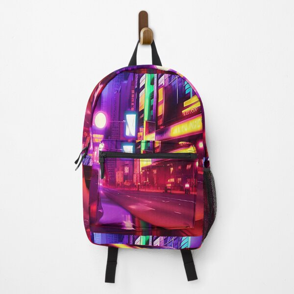 Item preview, Futuristic neon city. Tokyo style synthwave retrowave designed and sold by Neo-Expression.
