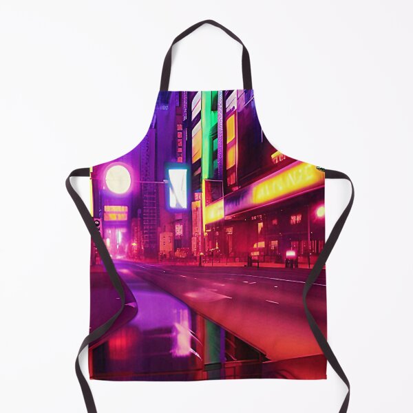 Item preview, Futuristic neon city. Tokyo style synthwave retrowave designed and sold by Neo-Expression.