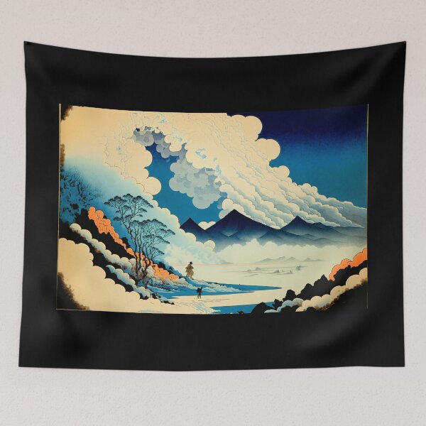 Item preview, Landscape Painting, ukiyo-e art style designed and sold by ParadiseSlice.
