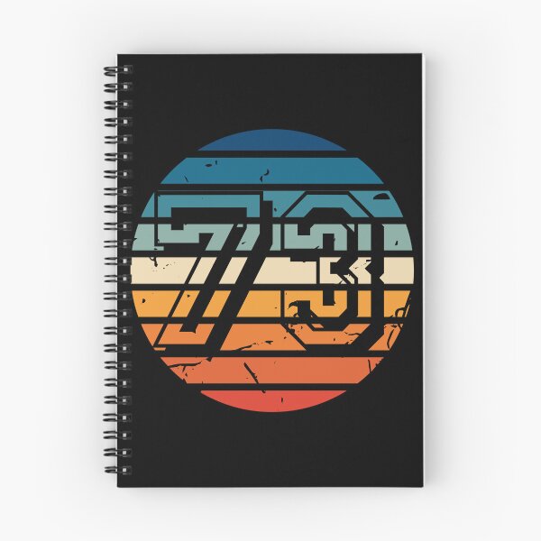 Item preview, Number 73 Vintage Retro Sport Sunset Birthday Squad Racing Numbers designed and sold by 27th-Tee.