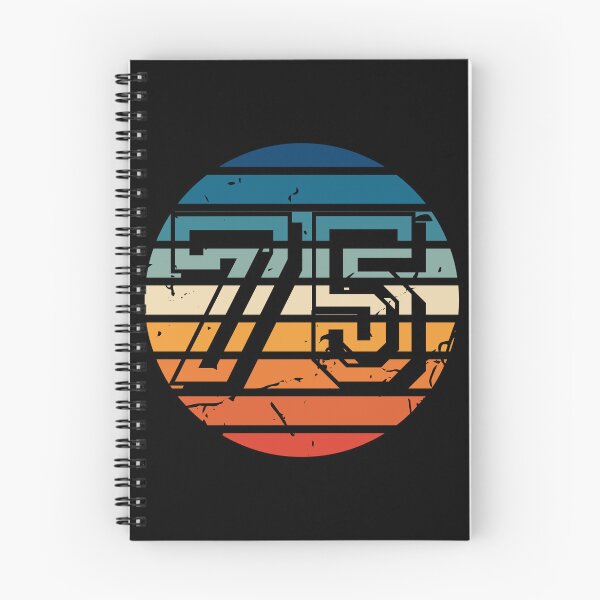 Item preview, Number 75 Vintage Retro Sport Sunset Birthday Squad Racing Numbers designed and sold by 27th-Tee.