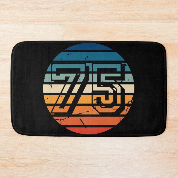 Item preview, Number 75 Vintage Retro Sport Sunset Birthday Squad Racing Numbers designed and sold by 27th-Tee.