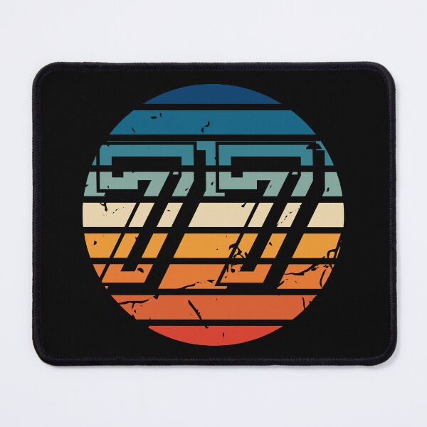 Item preview, Number 77 Vintage Retro Sport Sunset Birthday Squad Racing Numbers designed and sold by 27th-Tee.