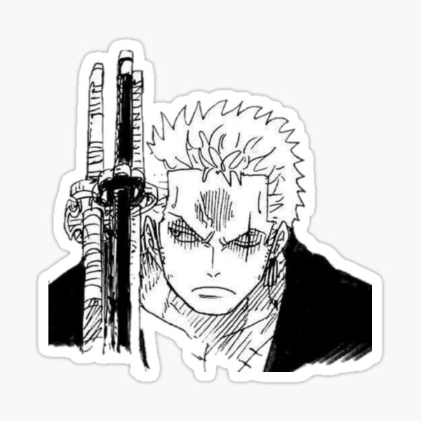 Sticker Zoro Enma ka!! One Piece B-SIDE LABEL - Meccha Japan