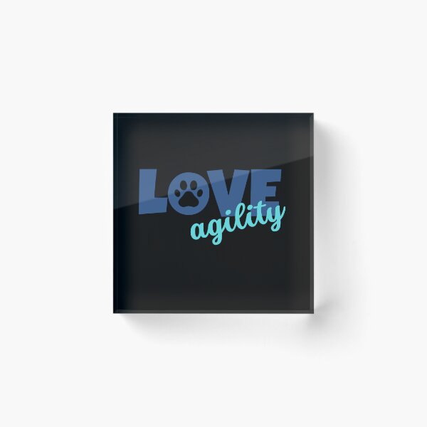 Item preview, Love agility in blue and turquoise designed and sold by PausePapote.