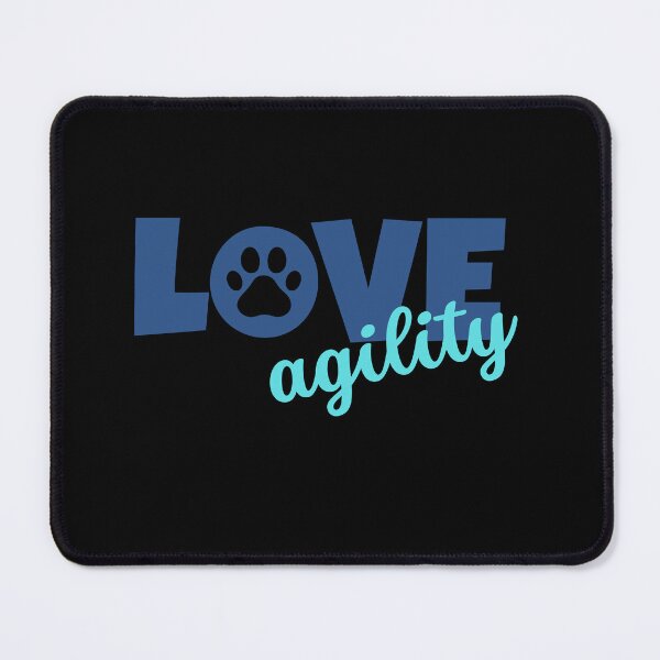 Item preview, Love agility in blue and turquoise designed and sold by PausePapote.