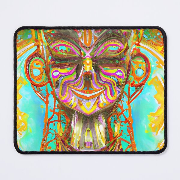 Item preview, Techno-Shaman (24) - Trippy Psychedelic Art designed and sold by TheThirdEye.
