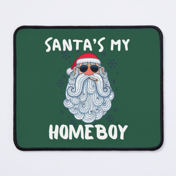 Item preview, Santa Is My Homeboy Funny Vintage designed and sold by fatherfarm.