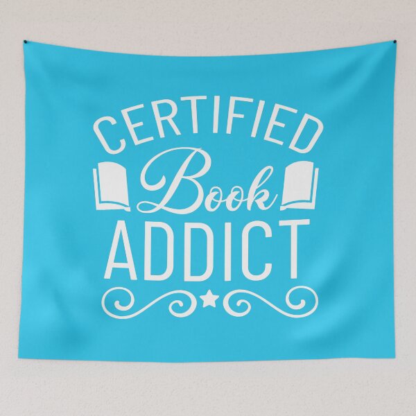 Item preview, Copy of Certified Book Addict. Funny Reading Quote, Book Lover, Librarian designed and sold by DesignHouse07.