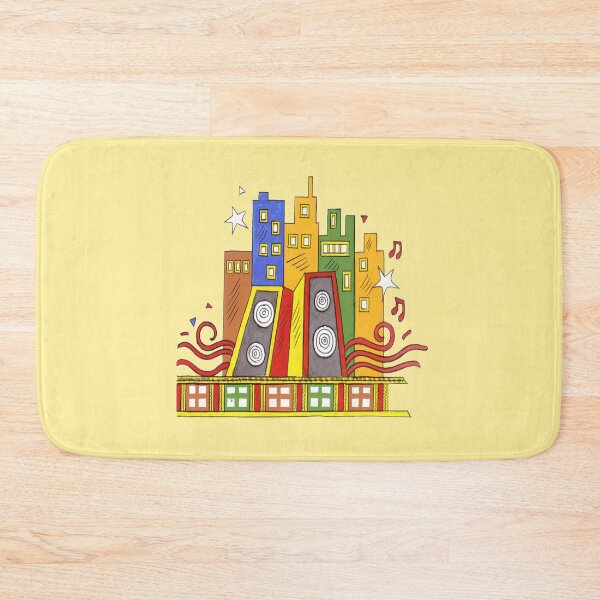 Item preview, colourful buildings, indian style, phad painting, handmade designed and sold by gopalpjoshi.