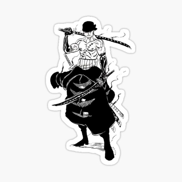 Sticker Zoro Enma ka!! One Piece B-SIDE LABEL - Meccha Japan