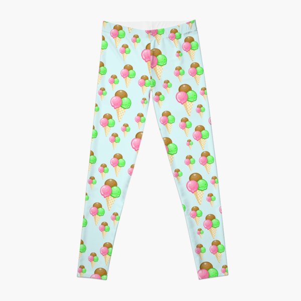 Girls Cute Cupcakes Ice Cream Donuts Pattern Print Leggings -  Canada