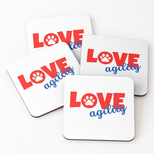 Item preview, Love agility in red and blue designed and sold by PausePapote.