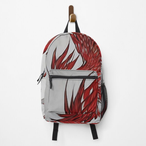 Item preview,  white and red phoenix flying, japanese ink artstyle designed and sold by DrawItOnce.