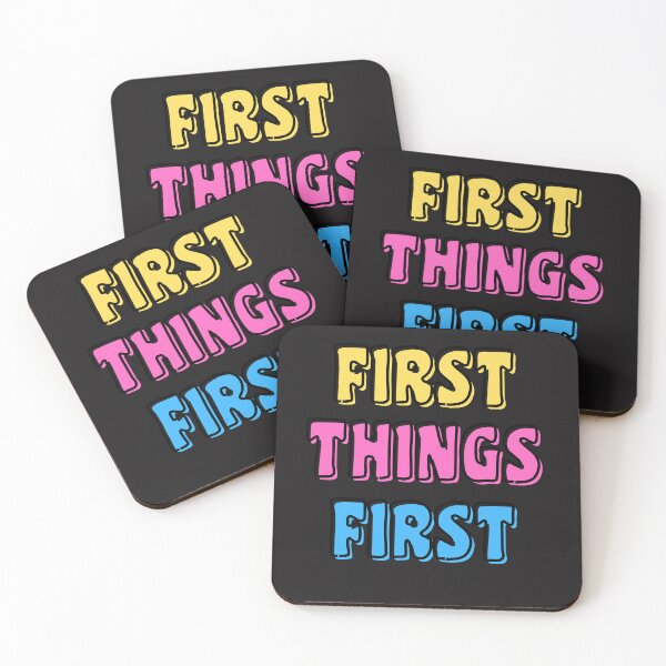 Item preview, FIRST THINGS FIRST I NEED COFFEE designed and sold by starfishstuff.
