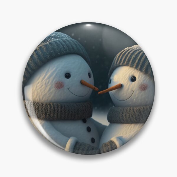 Item preview, Muñecos de nieve enamorados designed and sold by Left-Hand-Tree.