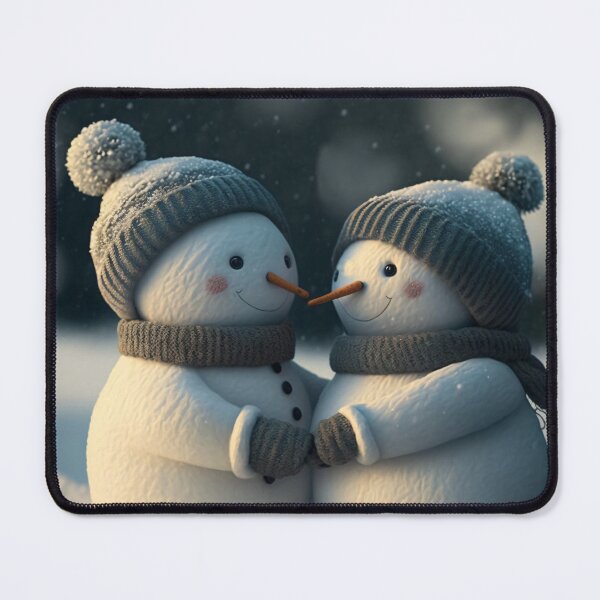 Item preview, Snowmen in Love designed and sold by Left-Hand-Tree.