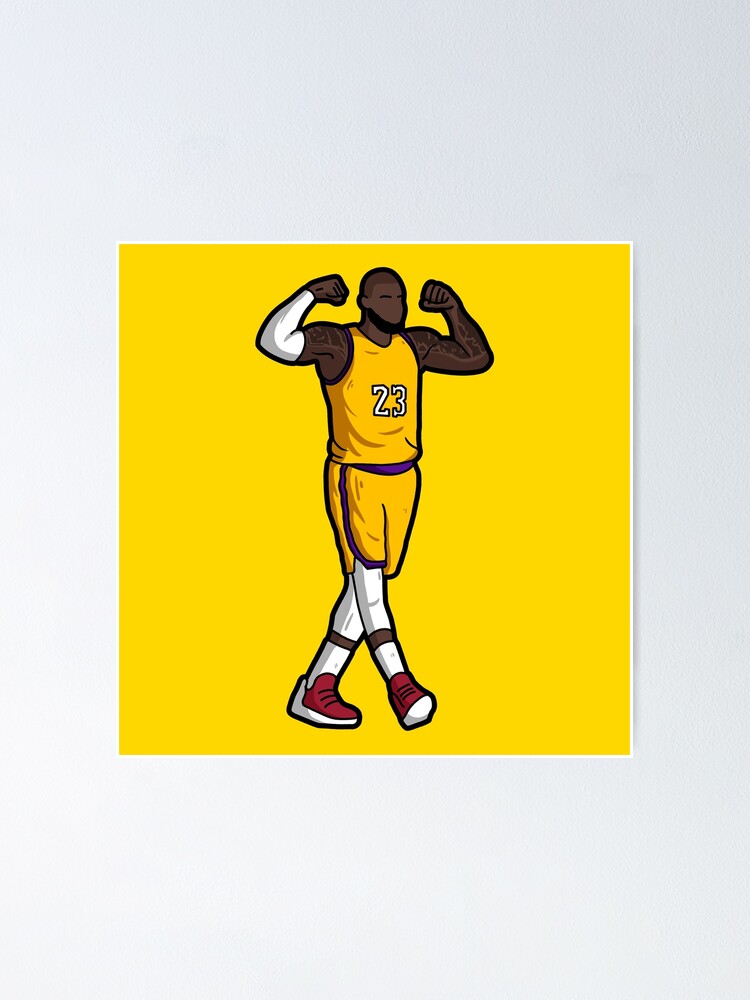 LeBron BASKETBALL KING CELEBRATION