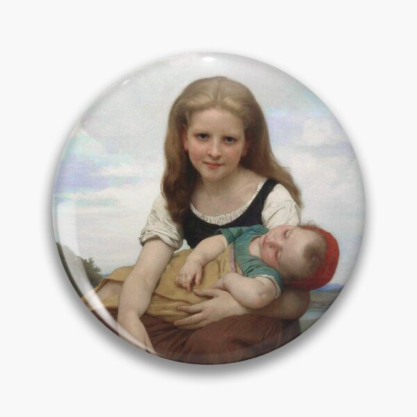 Item preview, The Elder Sister (1869) - William Bouguereau designed and sold by SALON DES ARTS.
