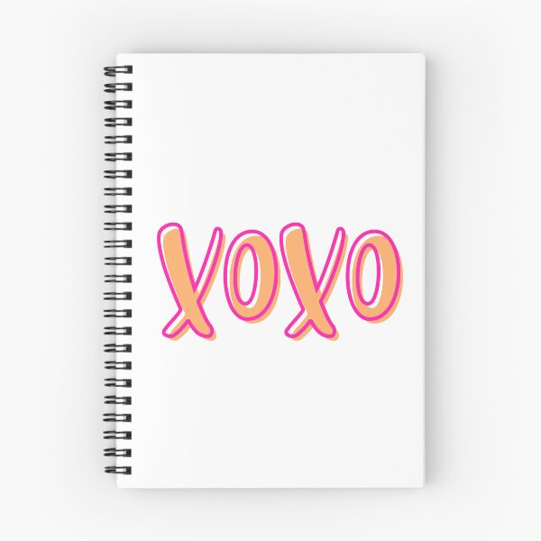 Item preview, Orange and Pink Outline XOXO  designed and sold by PreppyPalace.