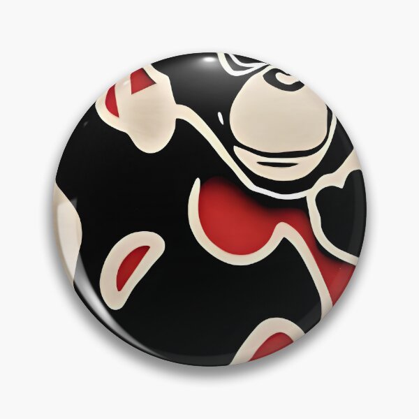 Item preview, Chimpancé rojo y negro designed and sold by DangerRabbit.