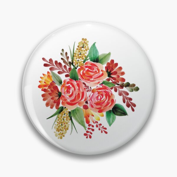 Item preview, Watercolor Bouquet of Flowers  designed and sold by Pavnud.