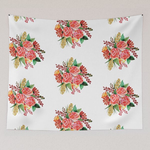 Item preview, Watercolor Bouquet of Flowers  designed and sold by Pavnud.
