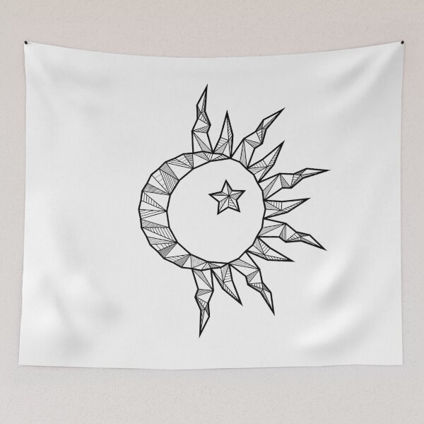 Item preview, Moon of My Life - White designed and sold by alcateiaart.