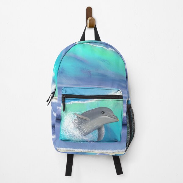 Item preview, Stunning ocean scene with dolphin designed and sold by JuliaKHarwood.