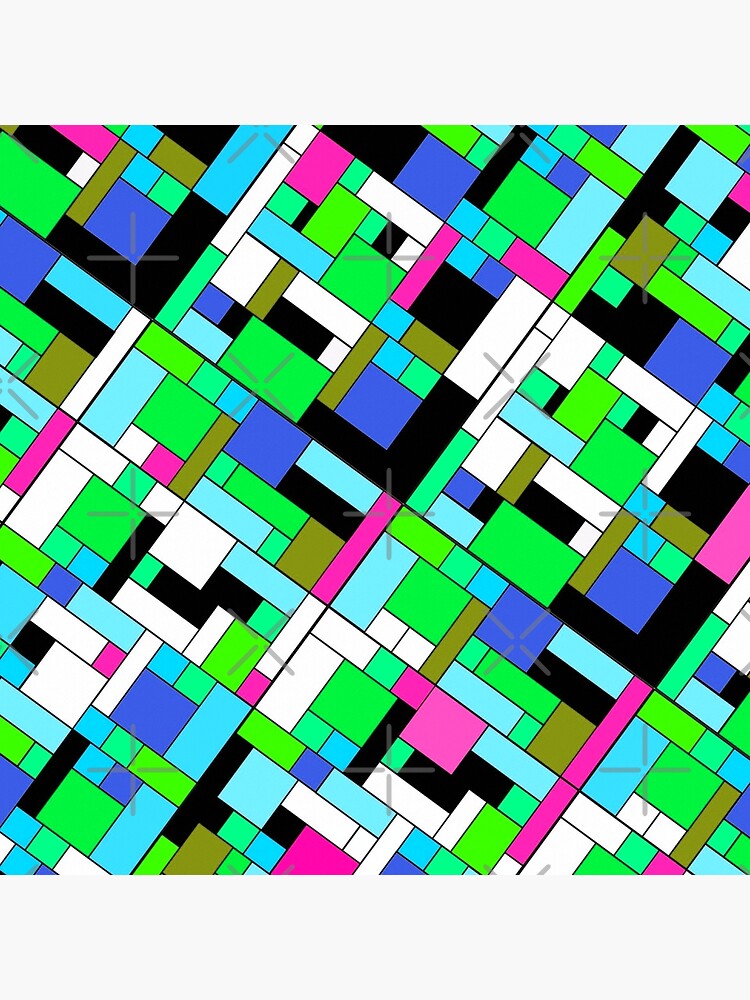 "80s Inspired Blocks" Poster for Sale by TotallyRetroArt Redbubble