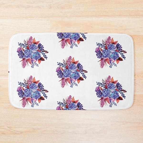 Item preview, Blue Watercolor Bouquet of Flowers  designed and sold by Pavnud.