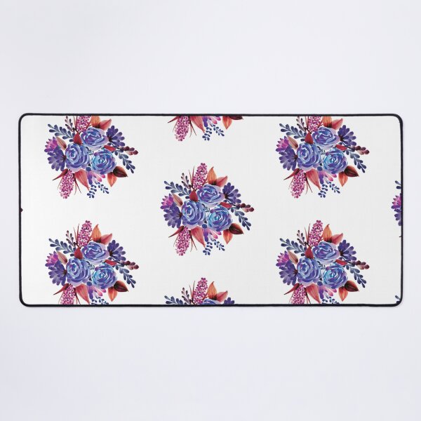 Item preview, Blue Watercolor Bouquet of Flowers designed and sold by Pavnud.