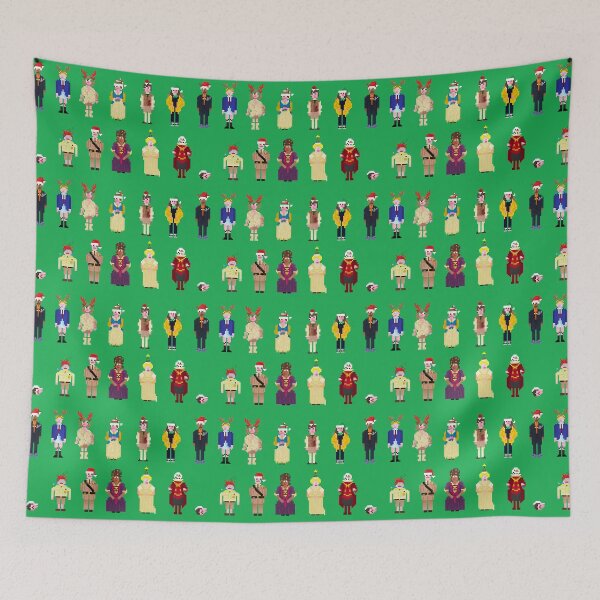 Item preview, Christmas Ghosts pixel art designed and sold by boshing-jerry.