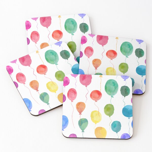 Item preview, Copy of Happy Birthday Rainbow Watercolor Balloons designed and sold by SamAnnDesigns.