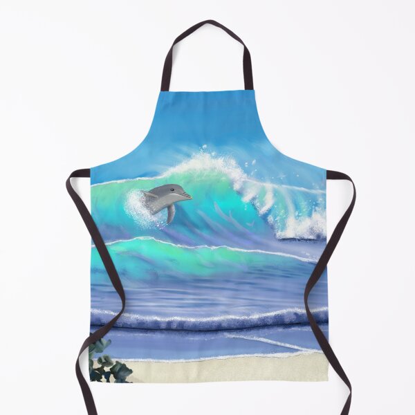 Item preview, Stunning ocean scene with dolphin designed and sold by JuliaKHarwood.
