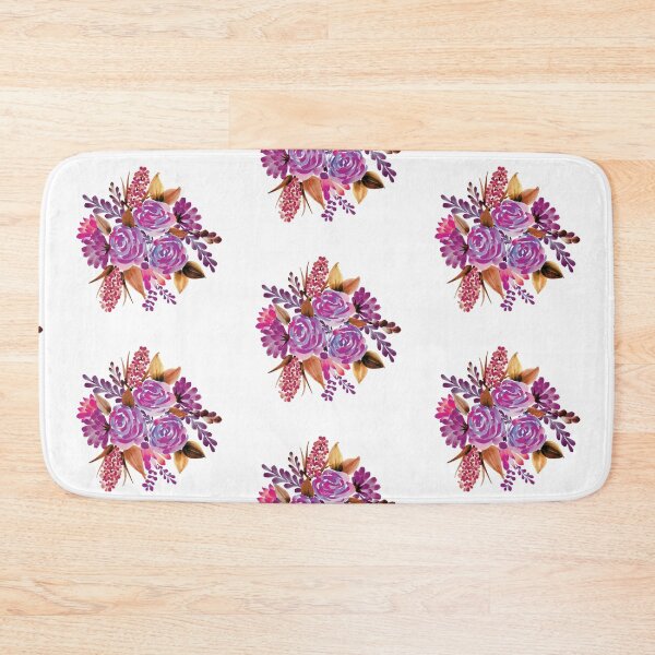 Item preview, Violet Watercolor Bouquet of Flowers  designed and sold by Pavnud.