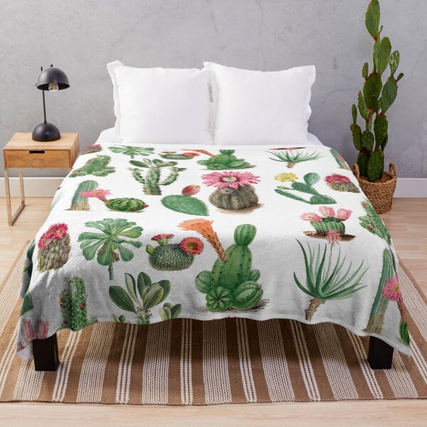 Item preview, Colorful Watercolor Cactus & Succulents Flowers designed and sold by idovedesign.