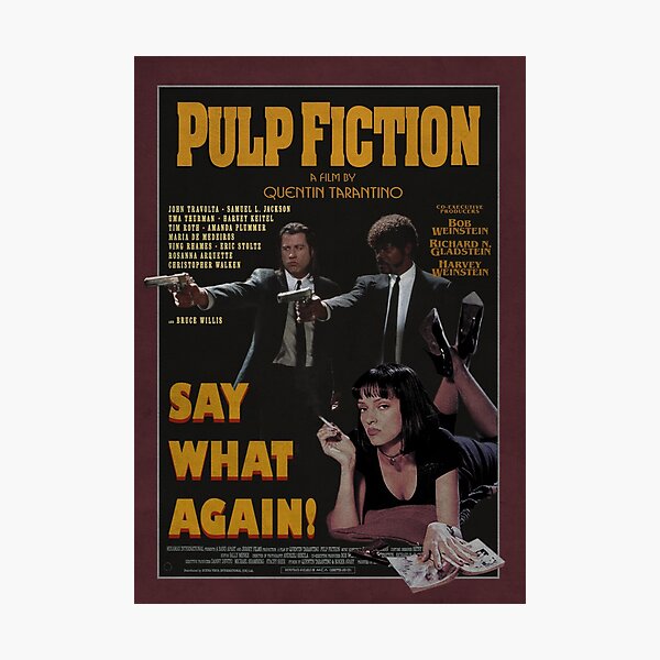 Pulp Fiction Photographic Print