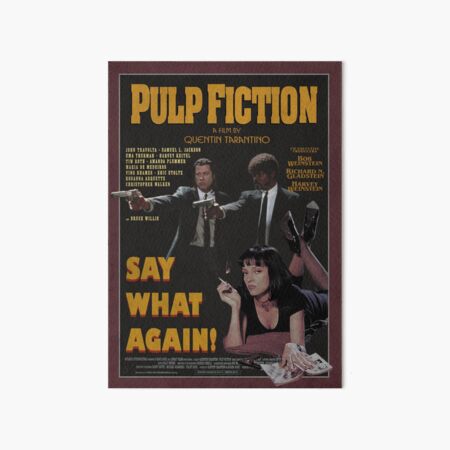 Pulp Fiction Art Board Print