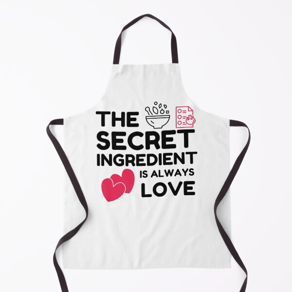 Item preview, Funny Cooking Quote The Secret Ingredient Is Always Love Chef Sarcasm designed and sold by Mehdi Art.