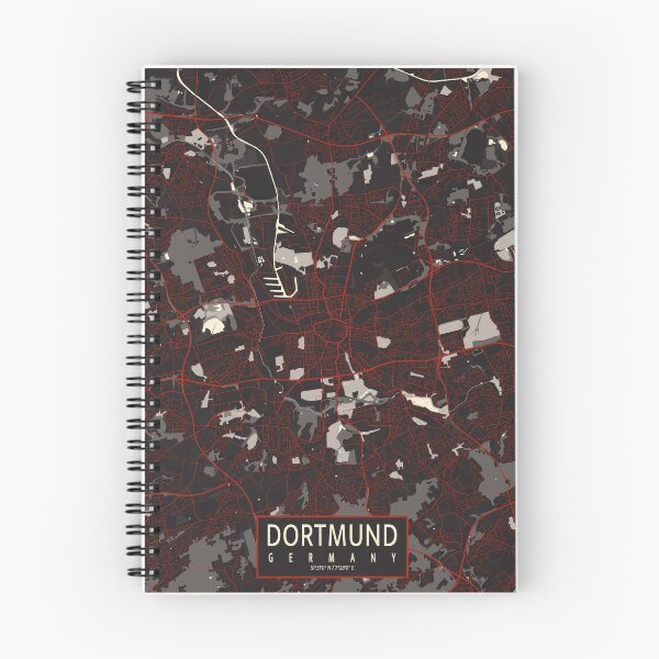 Item preview, Dortmund City Map of Germany - Vector designed and sold by deMAP.