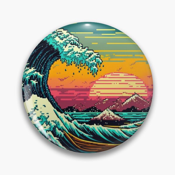 Aperçu de l'œuvre Grande vague créée et vendue par ParadiseSlice.