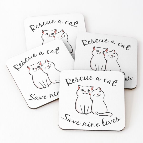 Item preview, Rescue a Cat Save Nine Lives designed and sold by bouraydasbrand.