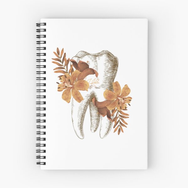 Item preview, Tooth with Autumn Flowers - Dental designed and sold by guaka-molly.