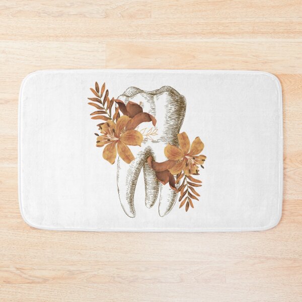 Item preview, Tooth with Autumn Flowers - Dental designed and sold by guaka-molly.