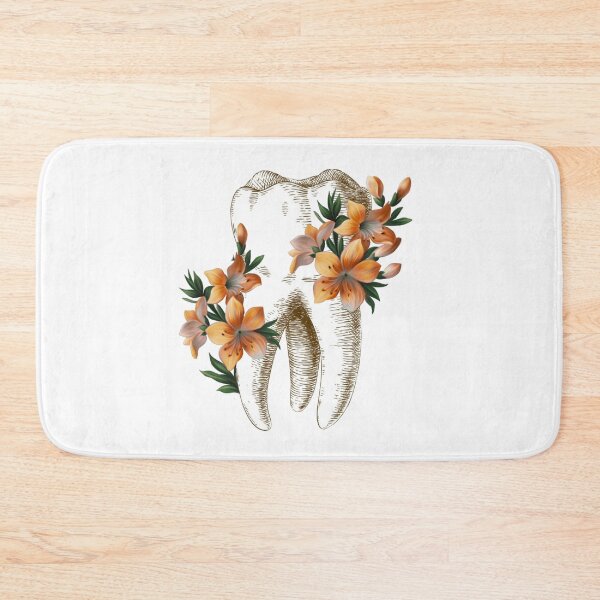 Item preview, Tooth with Yellow Flowers - Dental designed and sold by guaka-molly.