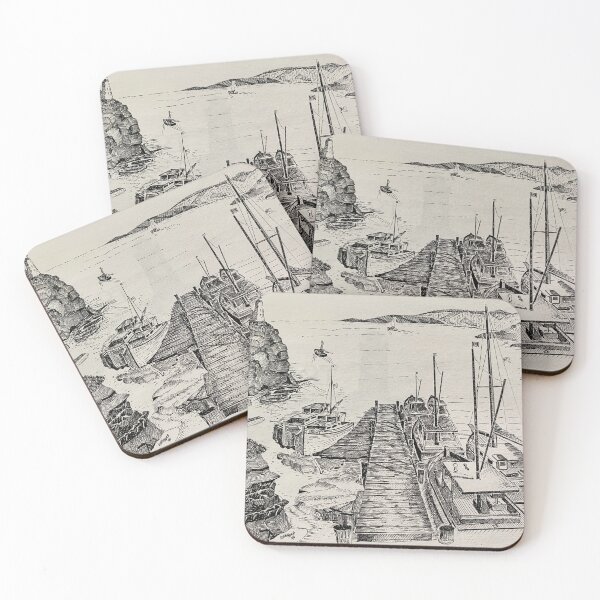 Item preview, boats in the harbour designed and sold by penandinkklaas.